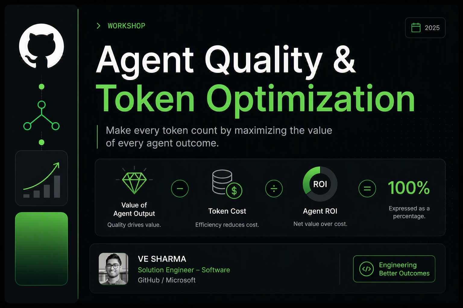 Workshop cover: Agent Quality and Token Optimization